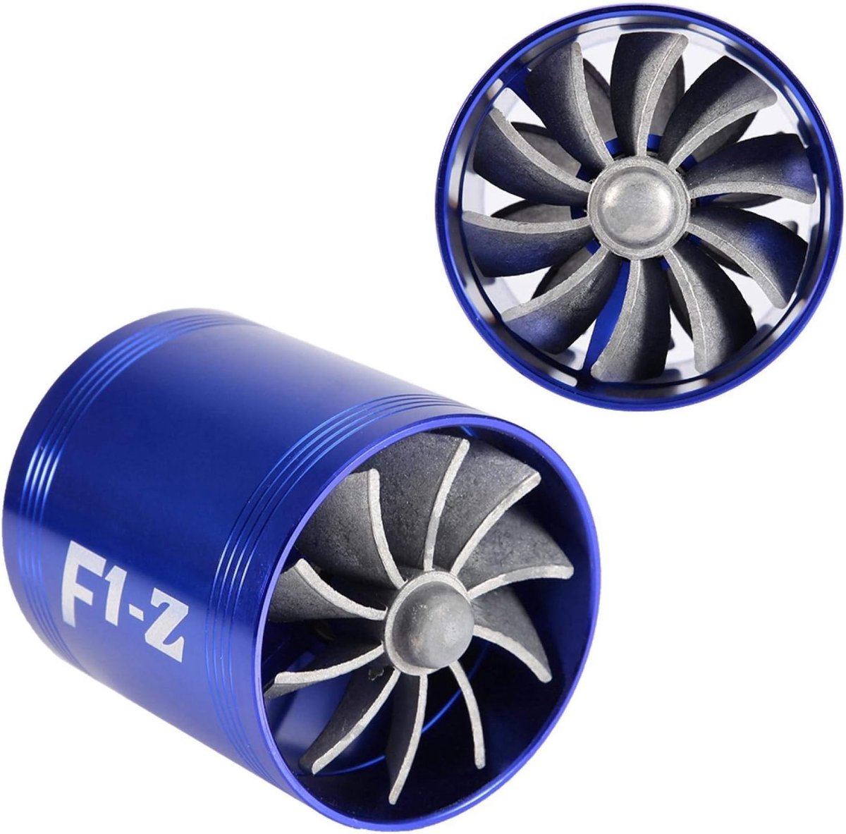 Turbonator brandstofbesparingsapparaat - blauwe turbine - verhoogt luchtinlaat - verbeterde brandstofefficiëntie - ShopVlot