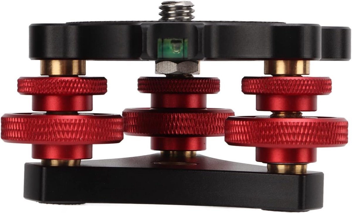 Leveling Base - Tripod Head Leveling Base - ±5° Hoekverstelling - Perfecte uitlijning voor videoopnames - ShopVlot