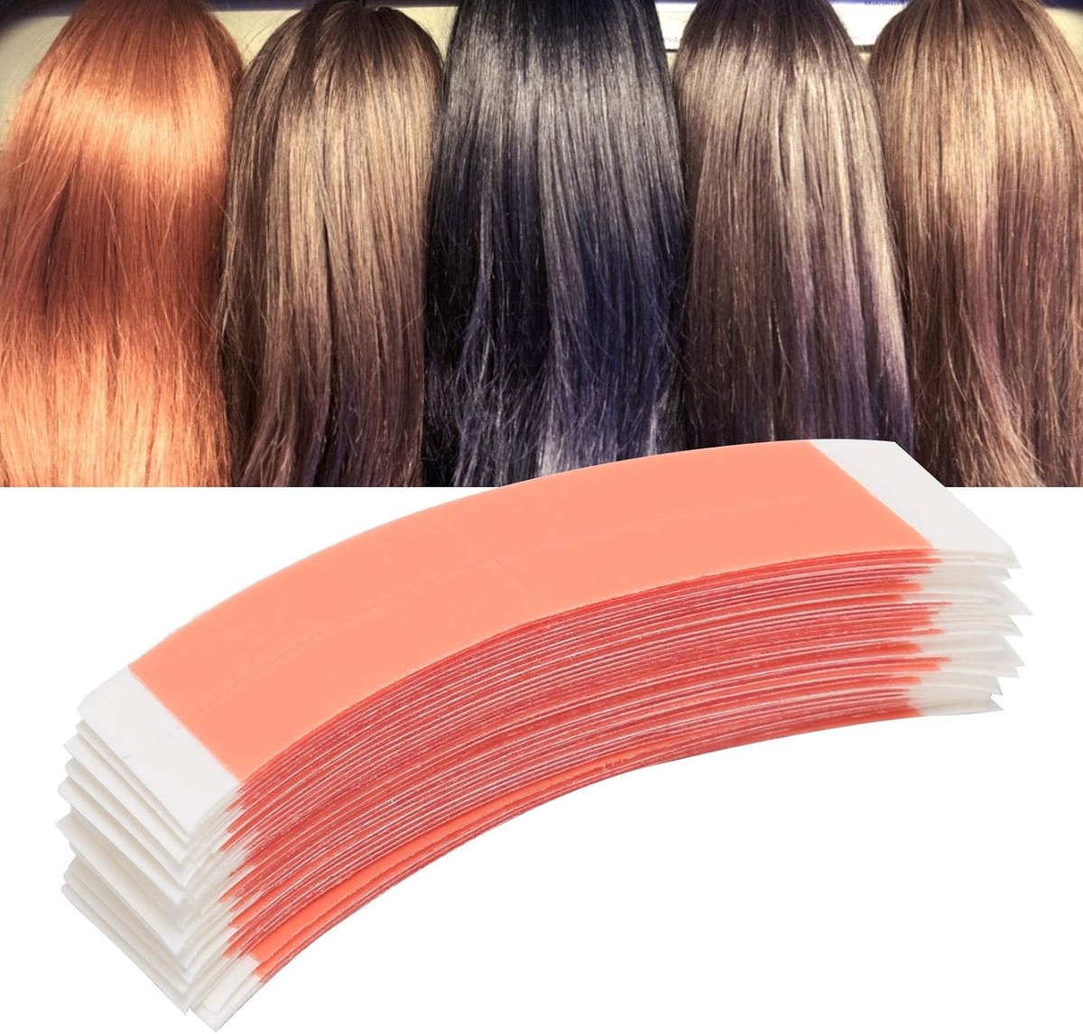 SnelShoppen - 36 Stuks Haarband Wimper Tape Dubbelzijdige Plakstrip voor Haarextensions Accessoires 7.5 x 2.2 cm - Voor Feest, Bruiloft, Dagelijks Geb