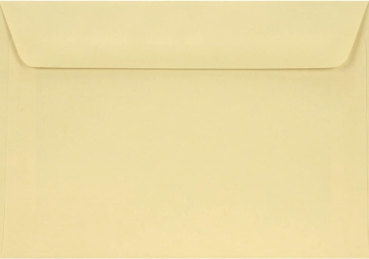 Envelopes C6 114x162mm - Design Cream - Hoge kwaliteit - Perfect voor uitnodigingen - ShopVlot