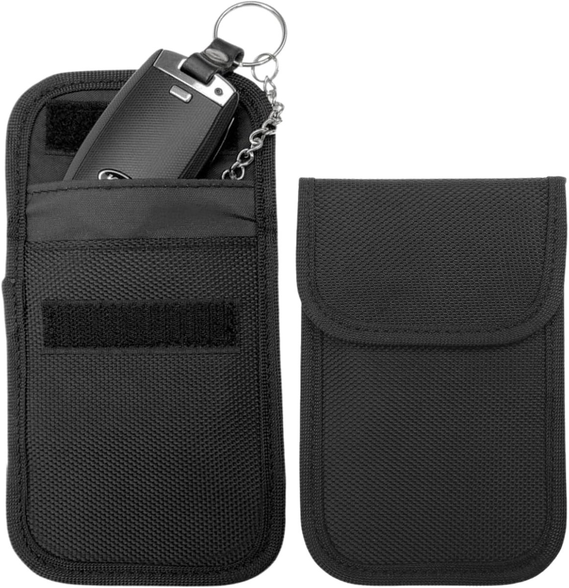 Faraday bag mini voor autosleutels - signaal blokkering - RFID bescherming - voorkomt autodiefstal - ShopVlot