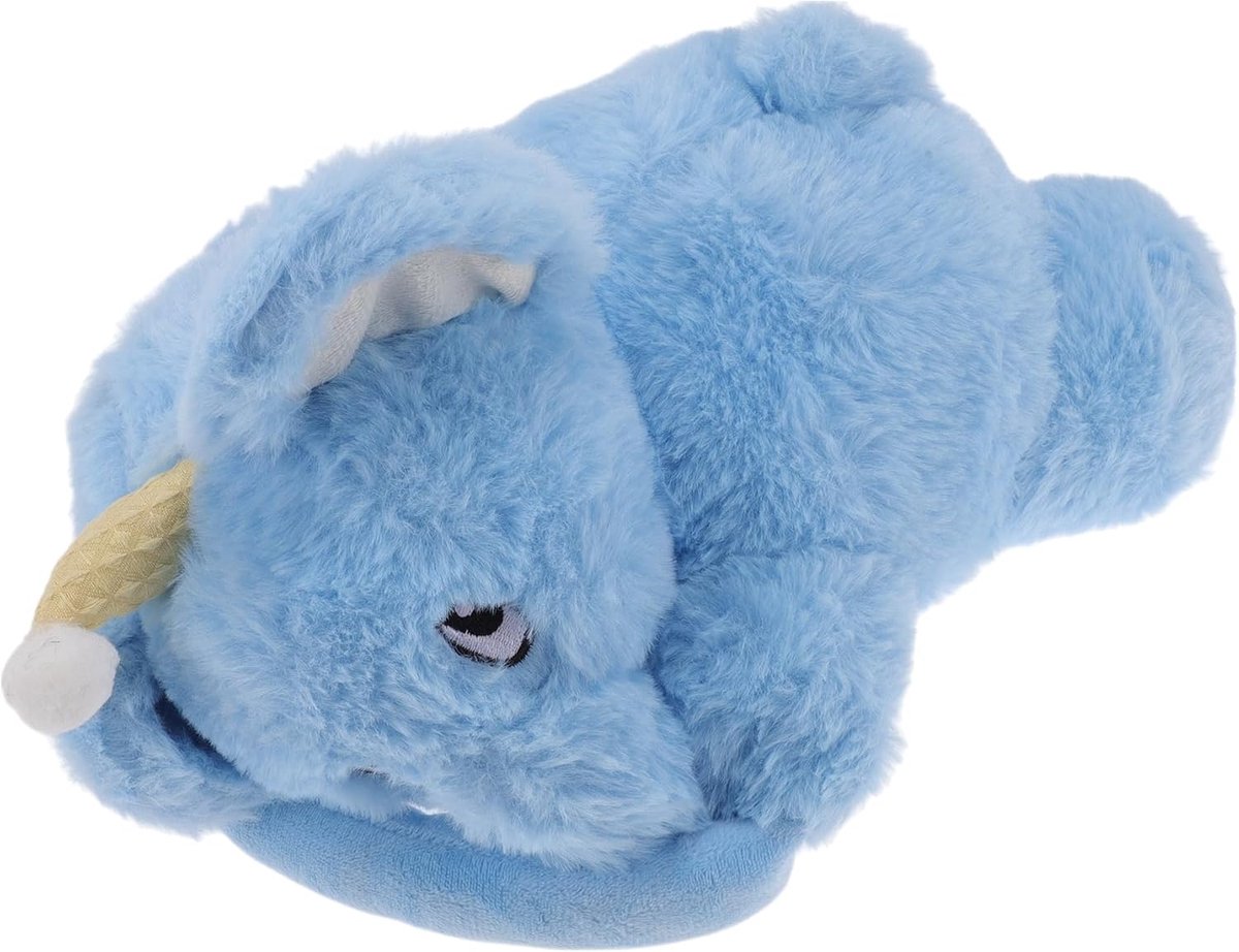 Auto tissue houder - pluche blauw - universele pasvorm - altijd tissues binnen handbereik - ShopVlot