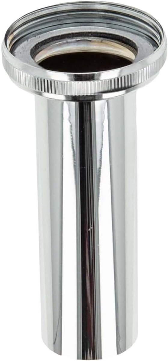 Afvoerbuis 150 mm - roestvrij staal - sifonverlenging - ideaal voor wastafel - ShopVlot