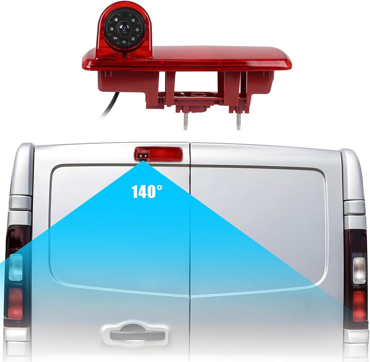achteruitrijcamera met stoplicht - waterdicht IP67 - 140° groothoek - ShopVlot