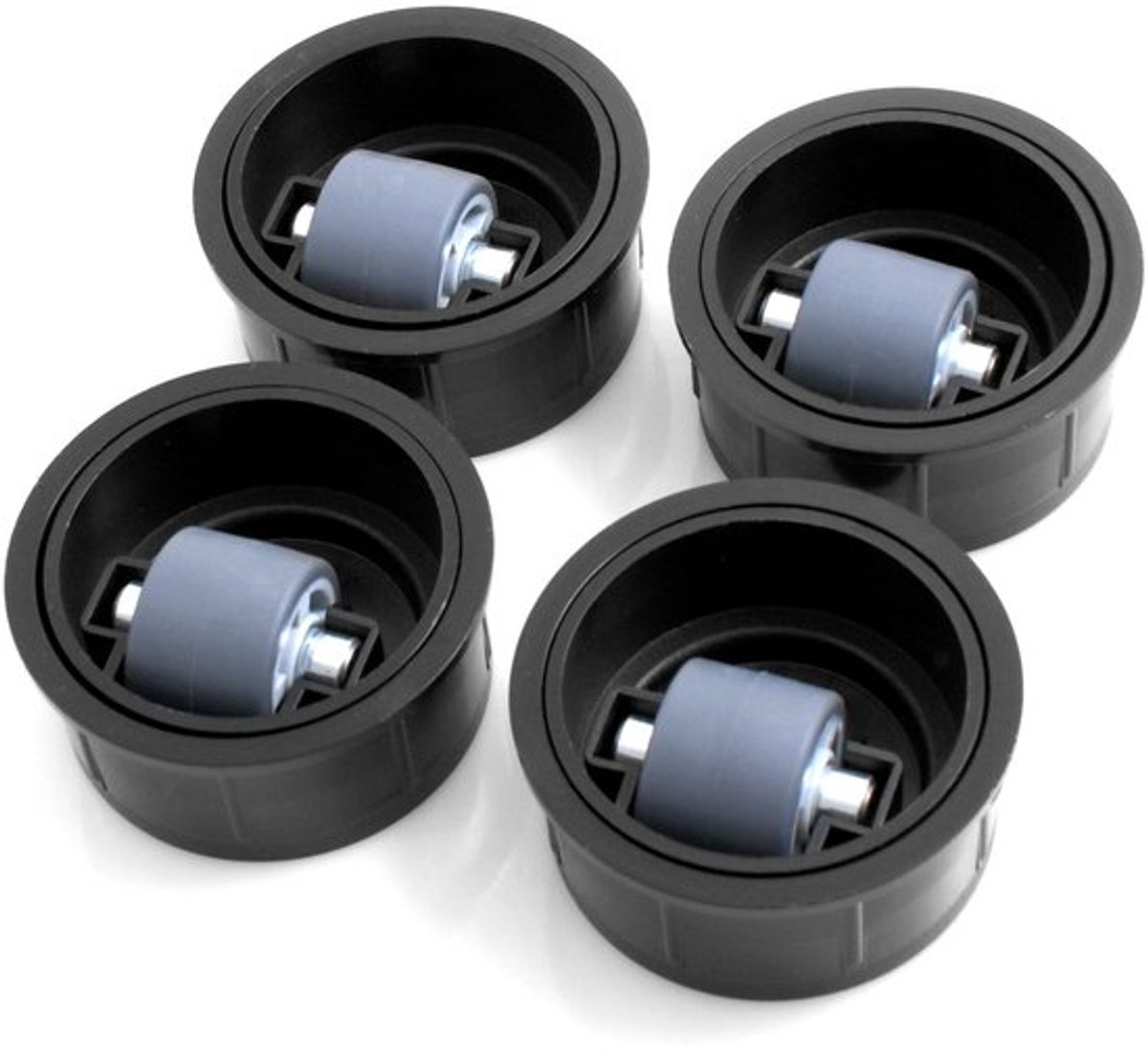 Acidable Studded Wielen Set van 4 Meubelwielen Glijders Roller Meubelwielen Meubelwielen met Zachte Banden