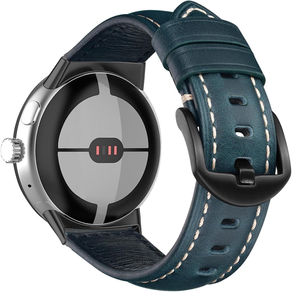 Horlogeband 45 mm - Zacht leer - Vervangband voor mannen en vrouwen - Comfortabel en stijlvol - ShopVlot