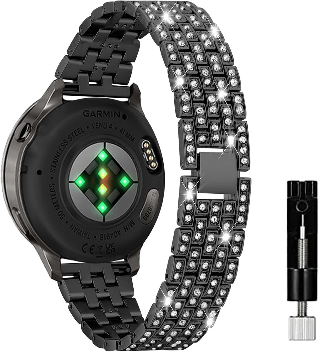 Horloge band 41mm/40mm - RVS vervangband - Glanzend design - Stijlvolle upgrade - ShopVlot