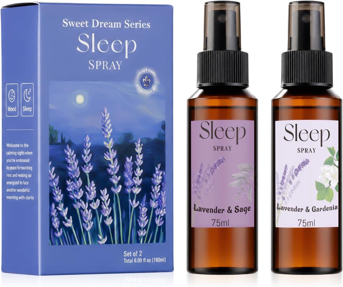 Luchtverfrisser 75 ml - lavendelspray - gardenia en salie - verfris je slaapkamer - ShopVlot
