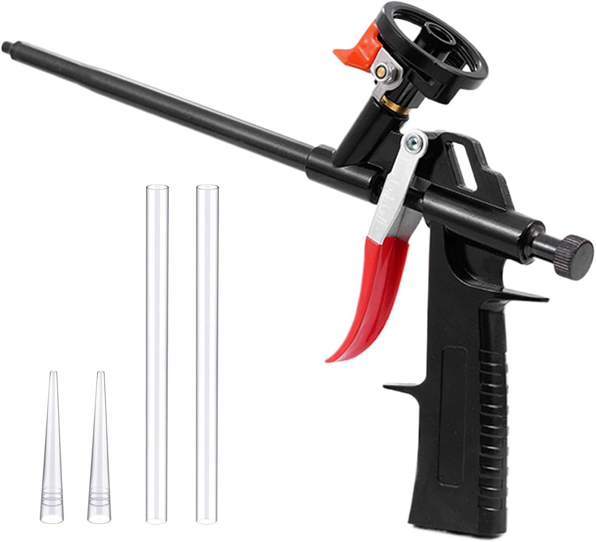 Needn't Cleaner Foam Gun with 2 Hoses and 2 Nozzles, Professional Expanding Foam Gun, Heavy Duty Pu Foaming Gun, Spray - ShopVlot