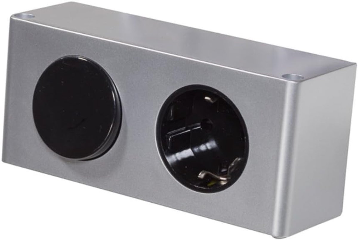 Energiebox 230V LED Badleuchte - Kombibox Spiegelschrank - Schakelbare aansluiting - Eenvoudig te installeren - ShopVlot