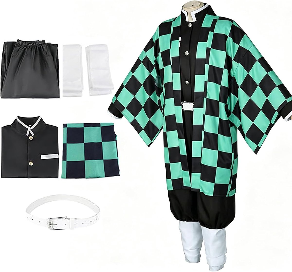 Anime Cosplay Kimono voor Carnavalsoptredens, Kostuums voor Mannen, Vrouwen en Meisjes met Cloak