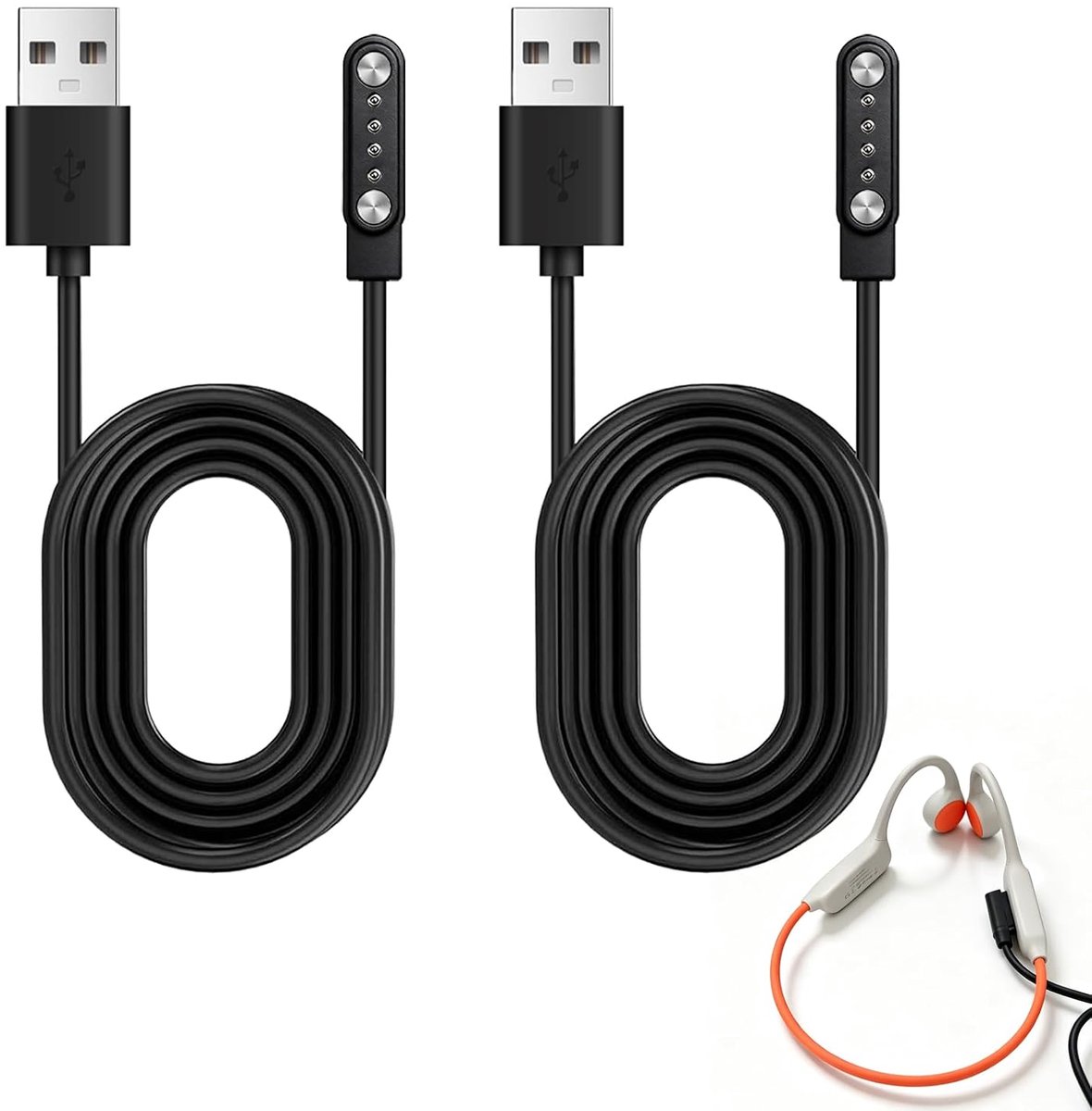 Magnetische smartphone-oplaadkabel 60 cm - 2 stuks - universele accessoire - snel opladen voor kinderen - ShopVlot