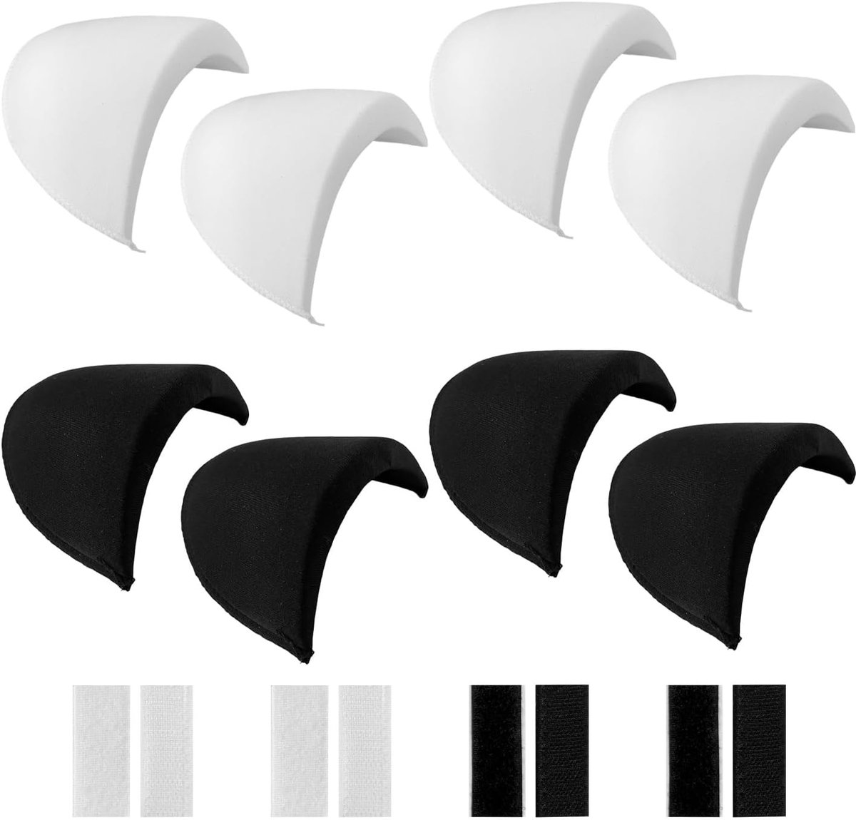 Schouderkussens 4 Paar - Onzichtbare Schouderkussens - Zacht en Comfortabel - Perfect voor Vormgeving - ShopVlot