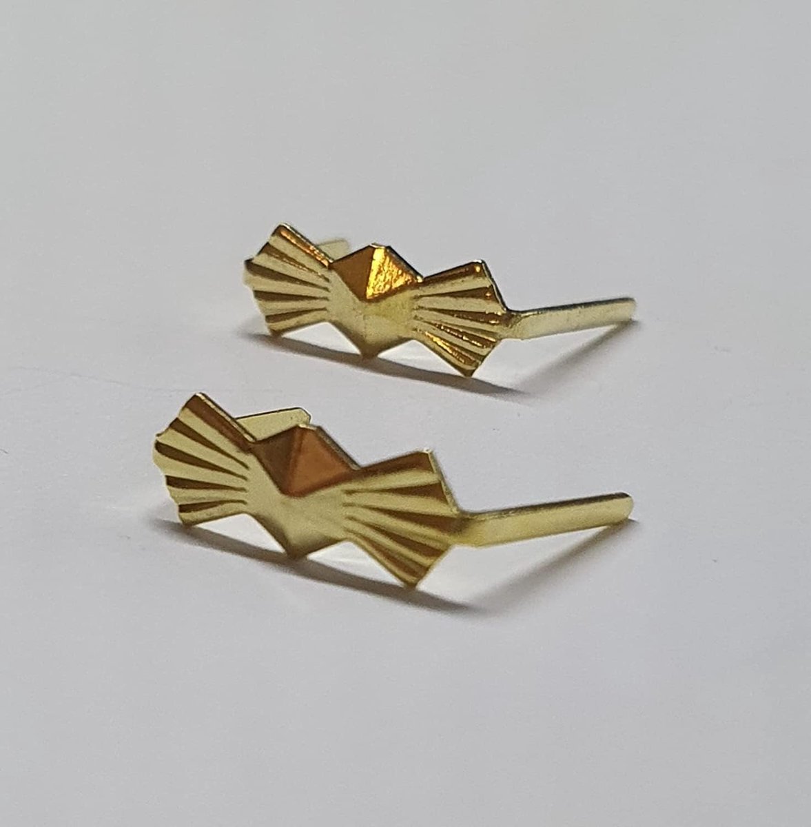 Clip (crystal hook) 11mm brass (per 500 pieces) for fixing crystals for lamps (chandelier) - ShopVlot