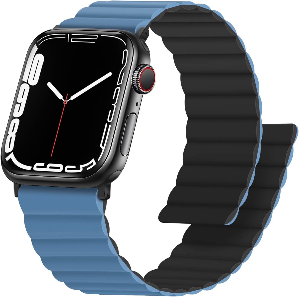 Anlinser Magnetic Straps Compatible with Apple Watch Strap 45mm 44mm 42mm 41mm 40mm 38mm, Double Sided Reversible - ShopVlot