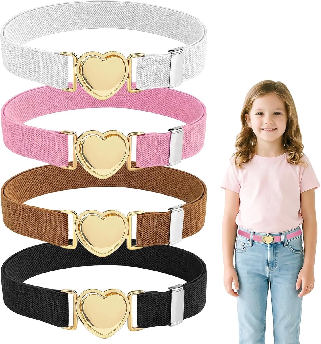 Children's elastic belt, stretch children's belt - ShopVlot