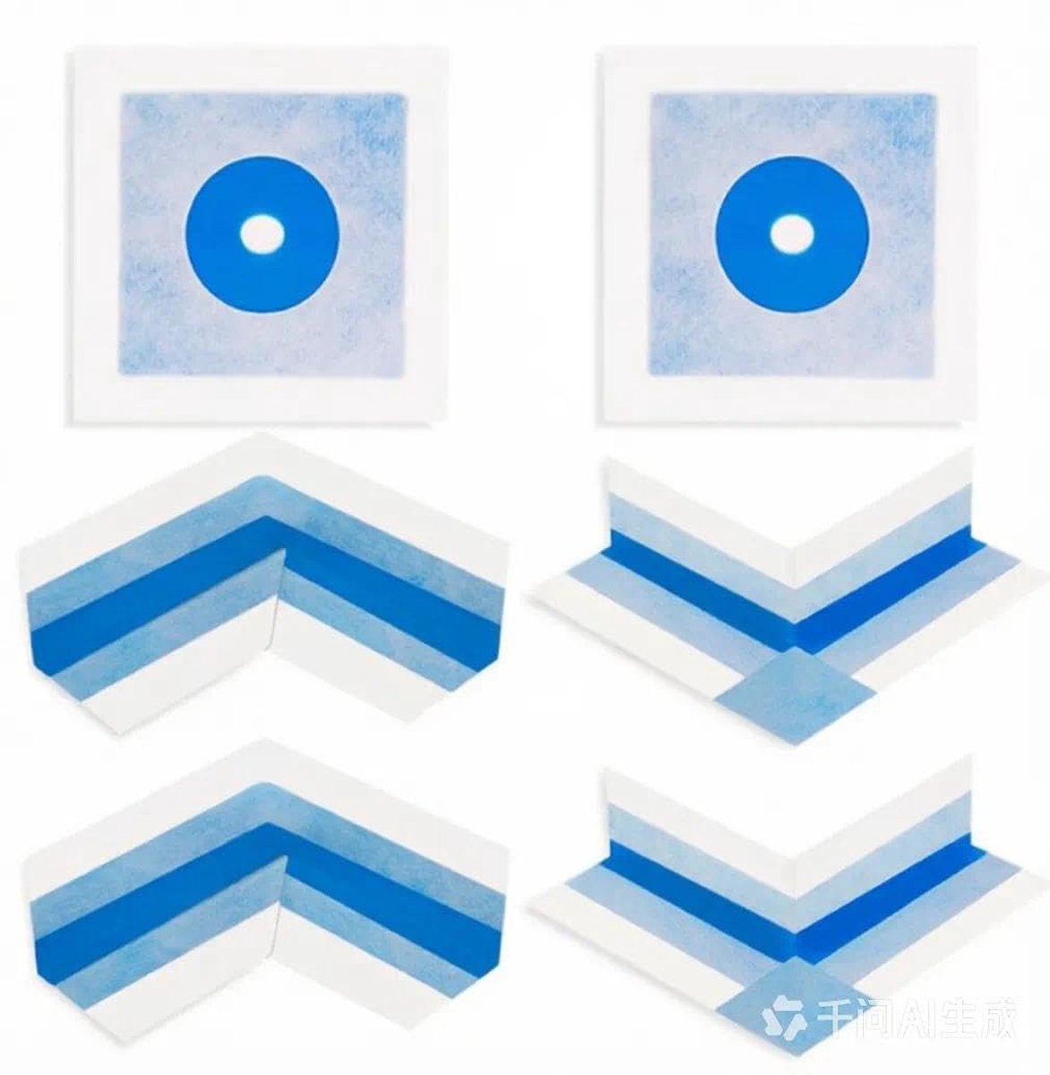 Afdichtingstape binnenhoek, waterdichte douche sanitair (6, bandset) - ShopVlot