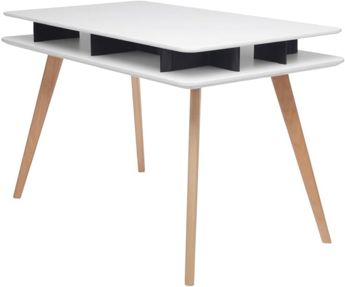 Spider - Solid Wood / MDF Console Table 120x70x75 - FBasic - Home Office Desk PC - ShopVlot