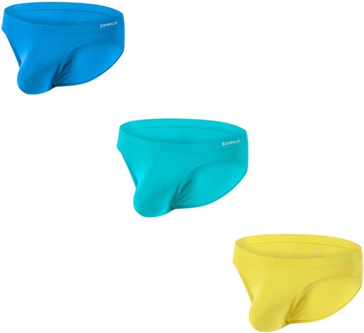 Sexy low waist, breathable, tagless triangle underwear with bulge pouch - ShopVlot