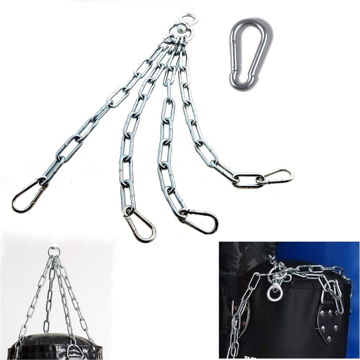 Solidchoice - Complete Bokszakketting met Karabijnhaak voor Training