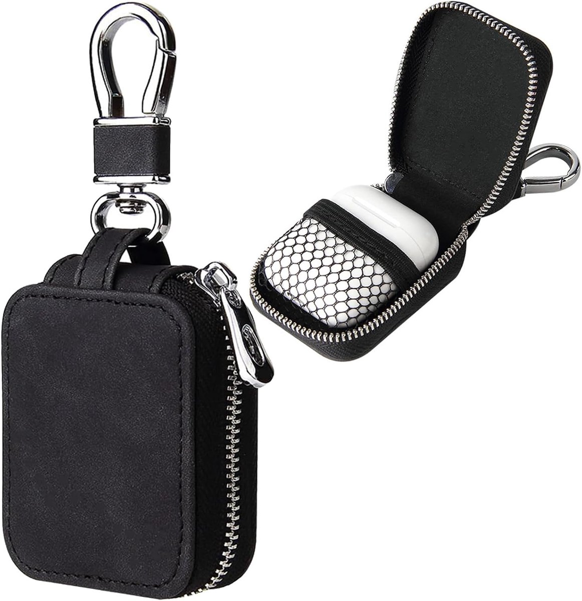 Headphone Case, Carabiner Case, Lightweight, Shockproof Protective Case for Wireless In-Ear Headphones - ShopVlot
