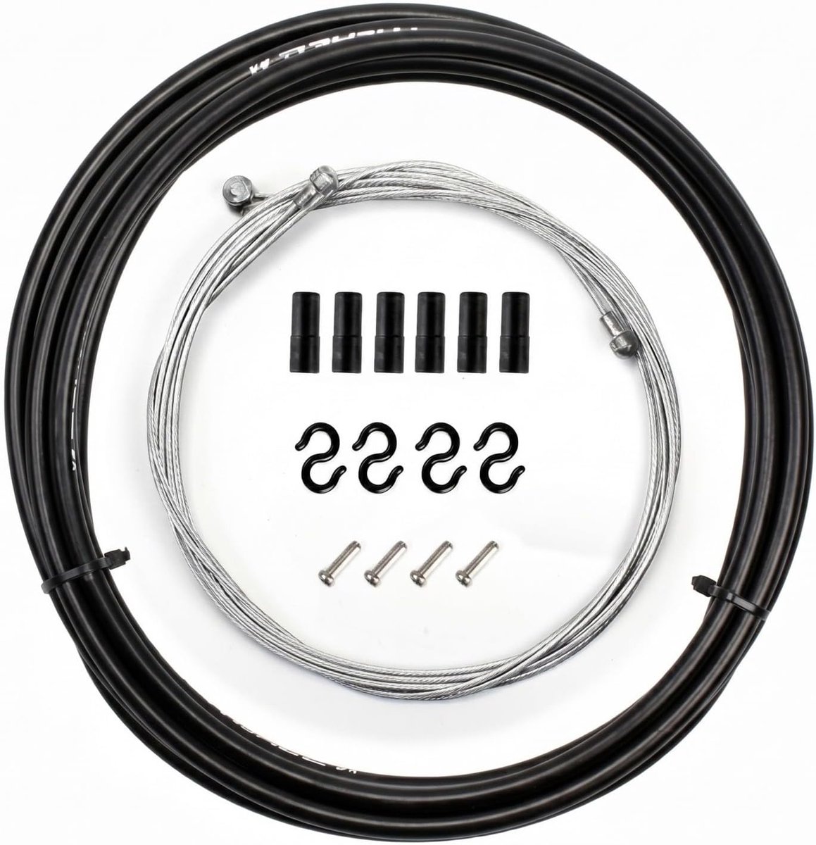 QLK Bicycle Brake Cable, Brake Cable Set for Bicycle, Universal Brake Cable, Replacement Kit with Cable and Outer - ShopVlot