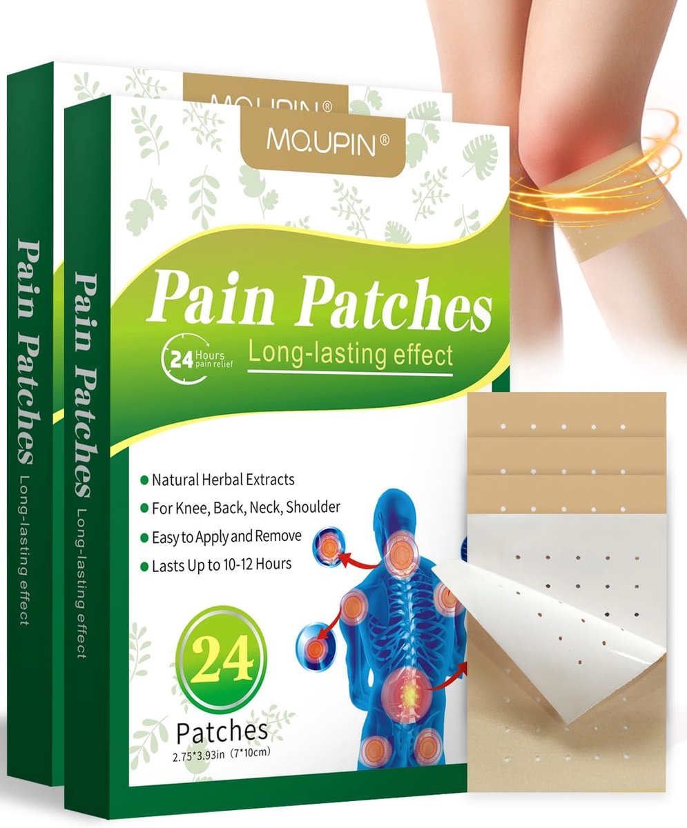 Double Sided Perforated Pain Relief Patch - 24pcs x 2 Boxes Flat Packed - ShopVlot
