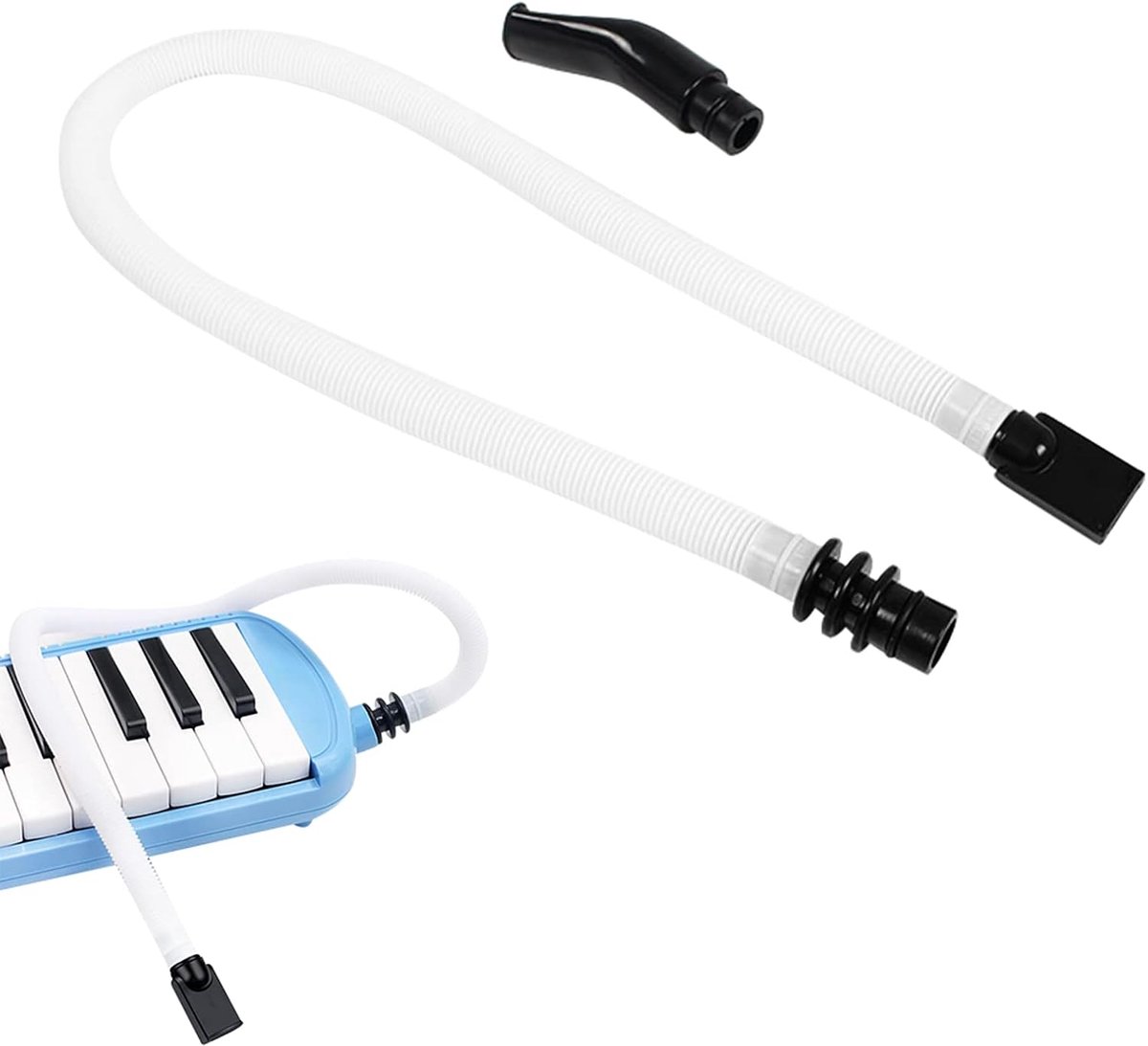 Hose for Melodic, Melodic Snorkel and Hose with Mouthpiece, Snake Accessory for Beginners with Protective Case - ShopVlot
