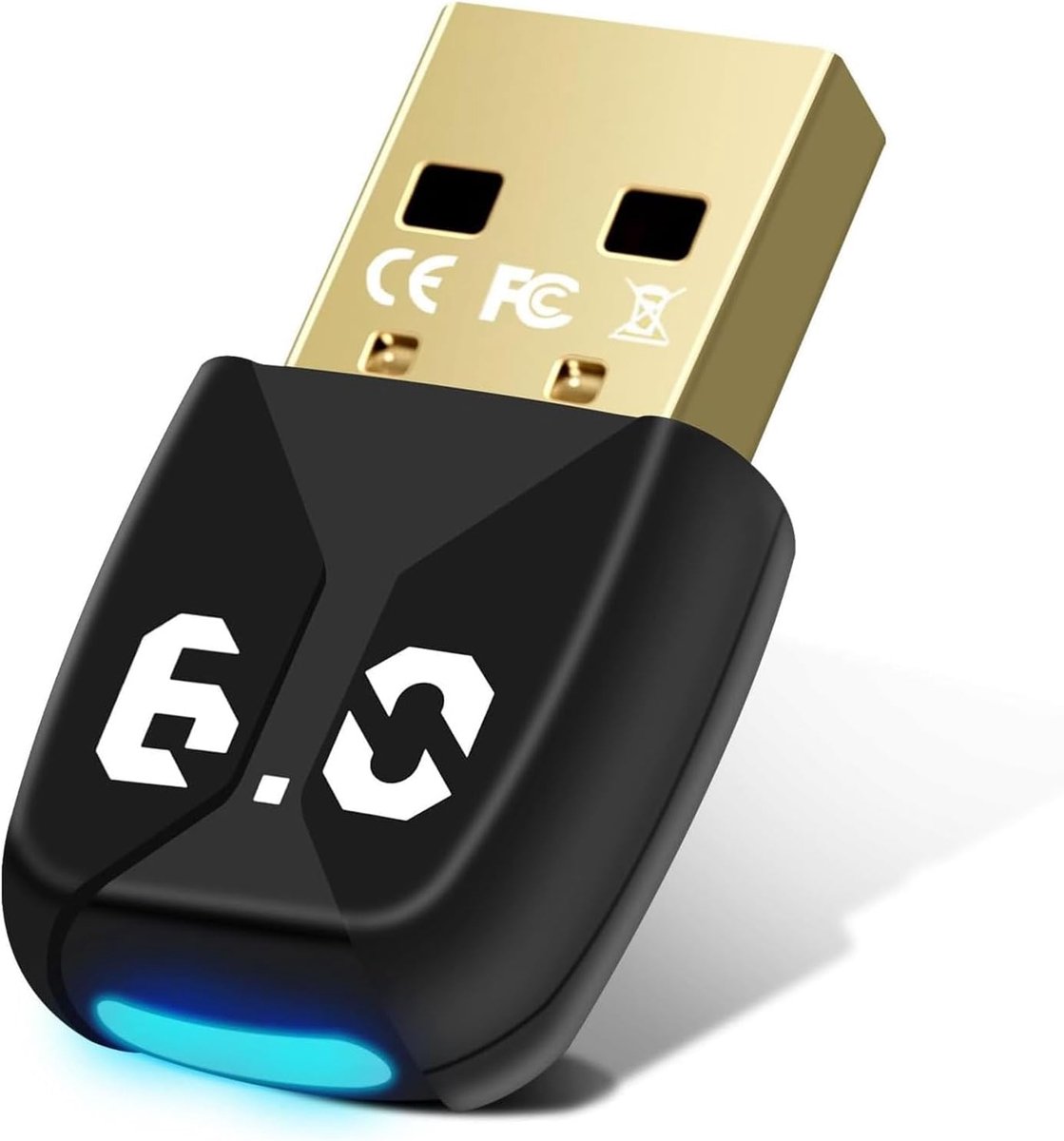 Bluetooth 6.0 adapter USB dongle, Bluetooth adapter pc voor Windows 11/10/8.1, USB Bluetooth adapter voor maximaal 5 - ShopVlot