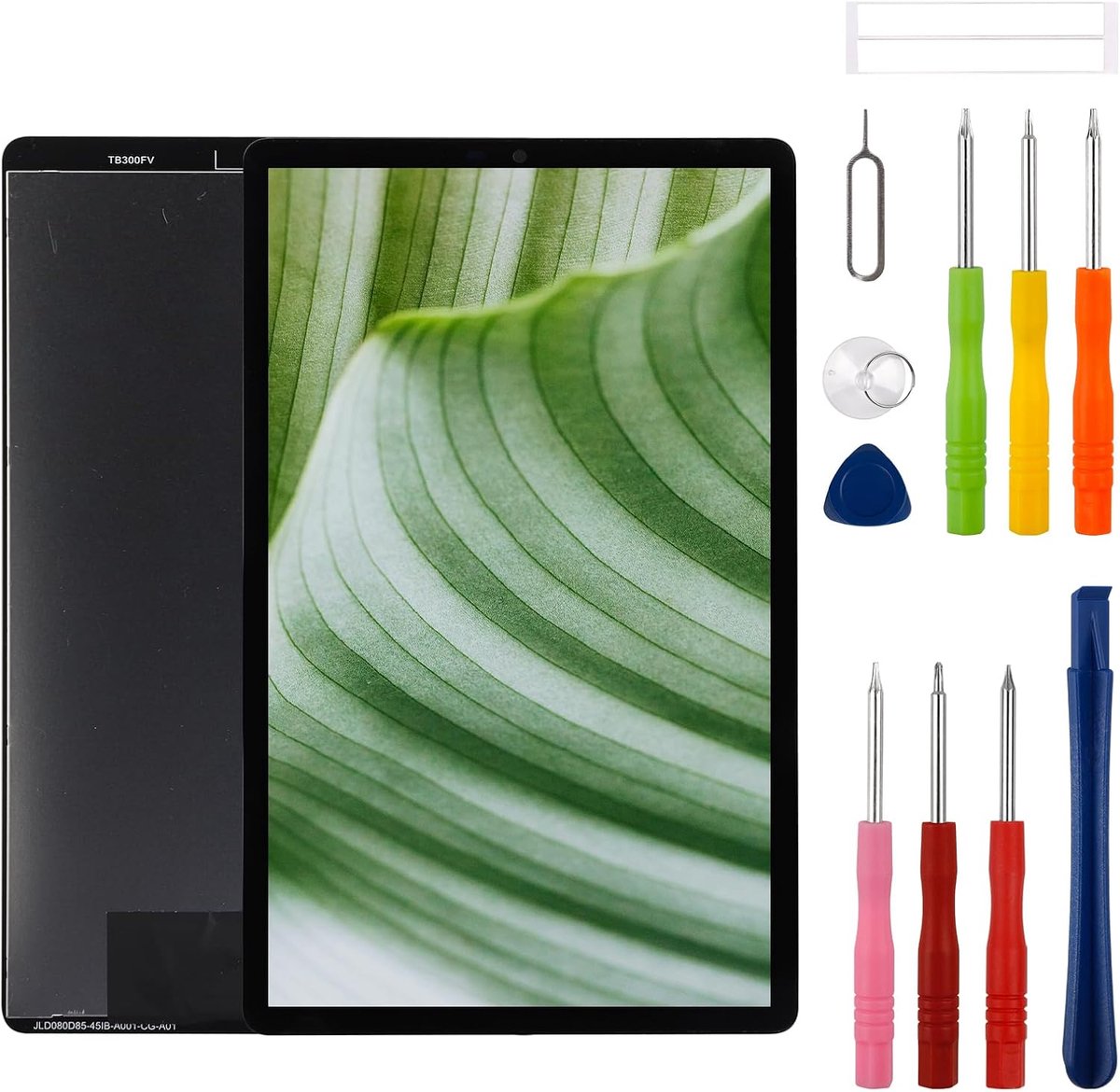 Nieuwe 8" LCD-display vervanging voor Lenovo Tab M8 4e TB300XU met bijgewerkte reparatiegereedschapsset - zwart - ShopVlot