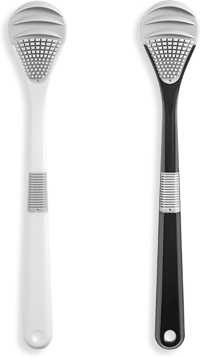 Sonnorel Tongue scrapers, tongue cleaner, healing bad breath (edible quality), silicone, no cleaning gel needed - ShopVlot