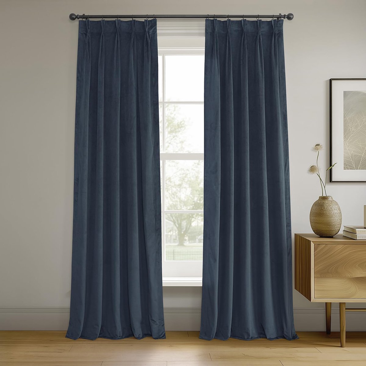 HPD Half Price Drapes Fluwelen verduisterende gordijnen/gordijnen - ShopVlot