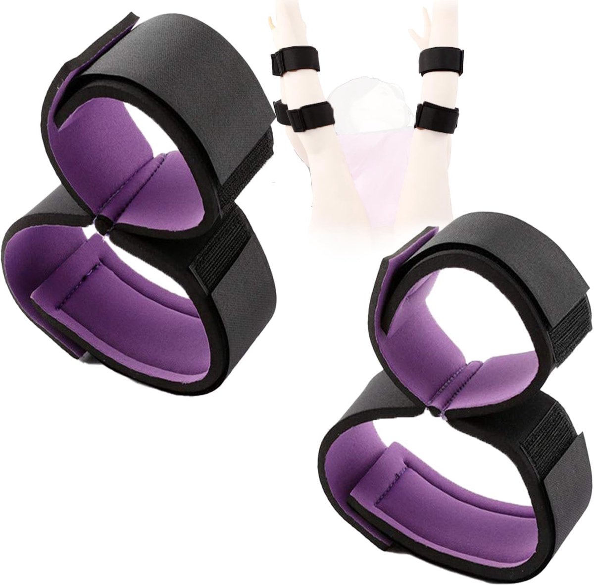 Sponge Hands And Thighs ondge Kit For Beginners Doggy Style BDSM Bondage Ankle Set - ShopVlot