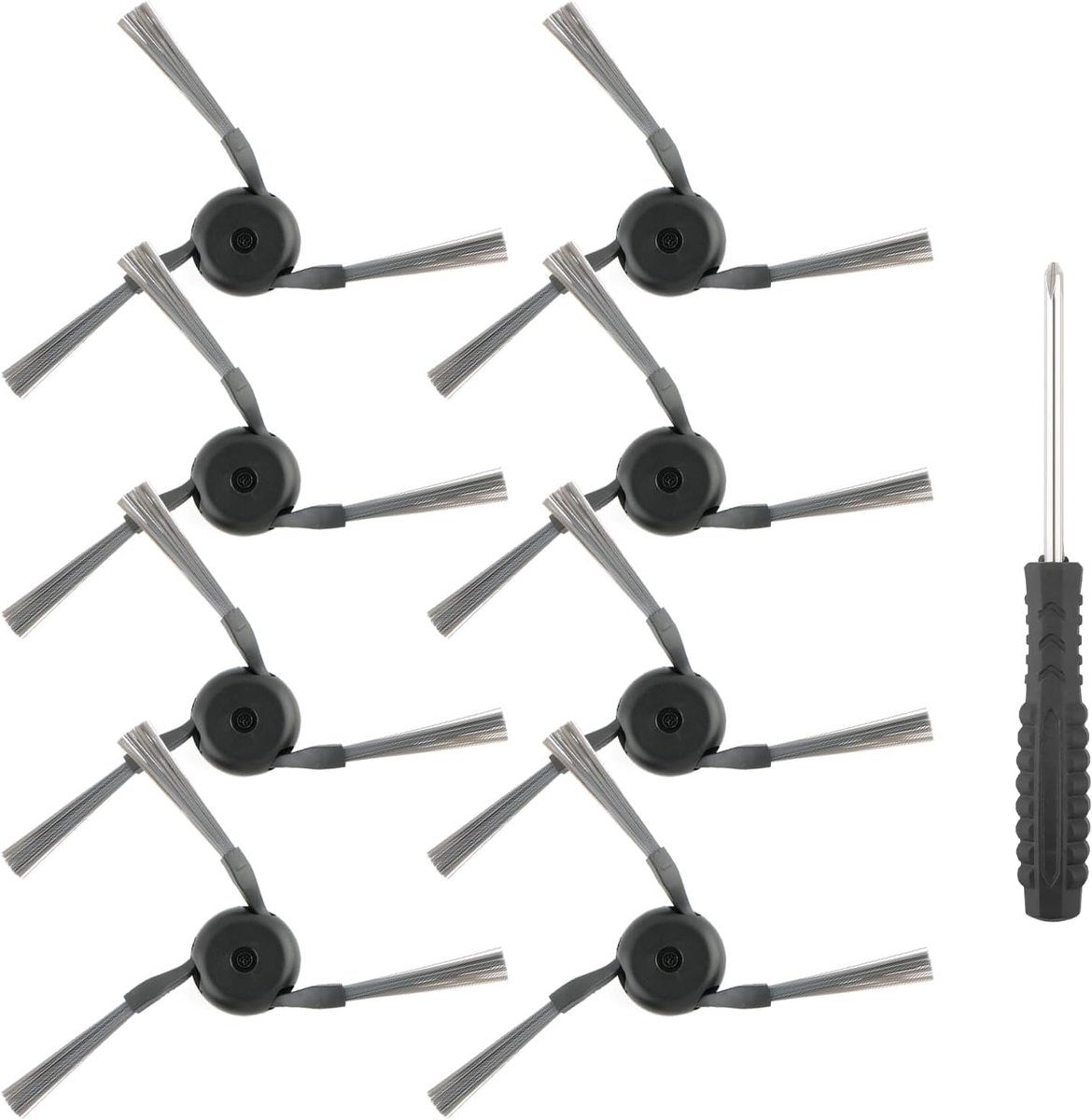 8PCS Side Brush For Dreame X40 Ultra, X40 Ultra Complete, X40 Master, L40 Ultra, X50 Ultra Complete, X50 Ultra, L50 - ShopVlot