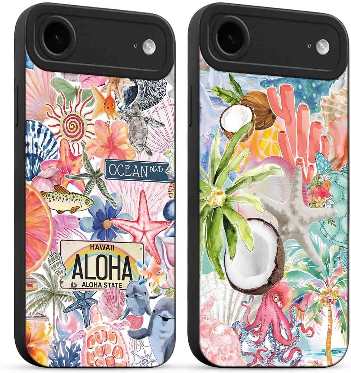 Mobiel Hoesje 17 Air 6.6 inch - Floral Patroon - Soft TPU Silicone - Schokbestendig en Elegant - ShopVlot