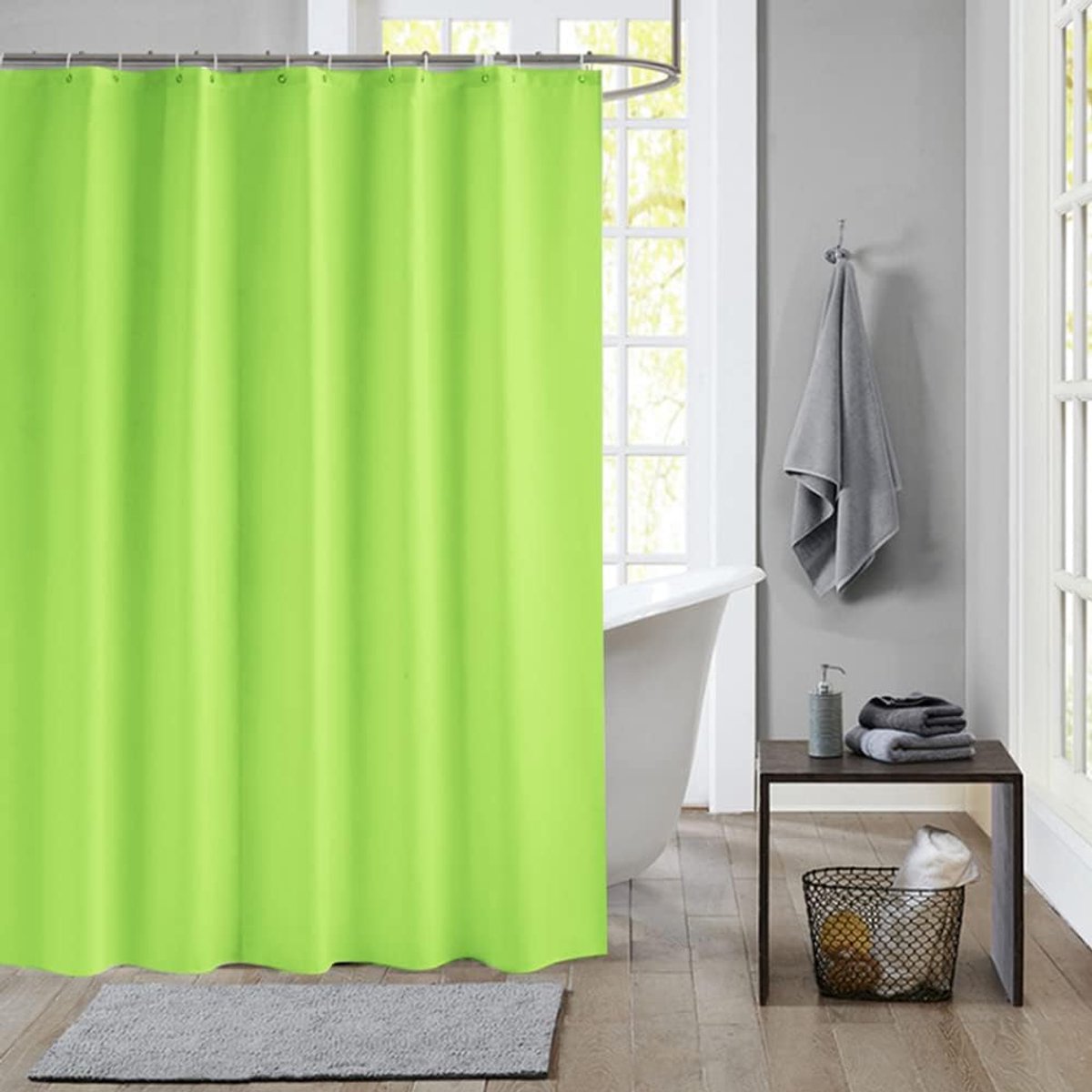 Douchegordijn 120x180 cm - PEVA waterdicht - schimmelbestendig - perfect voor badkuipen - ShopVlot