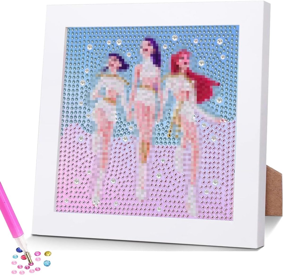 Diamantschilderen 5D - Compleet schilderset - Kleurige diamanten - Creatieve ontspanning - ShopVlot