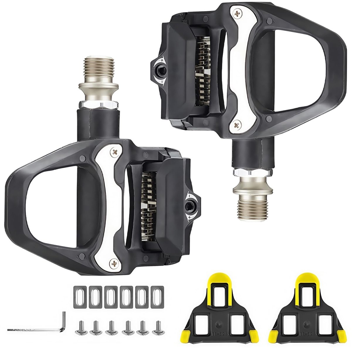 Solidchoice - SPD-SL Fietspedalen voor Racefietsen, Set van 2