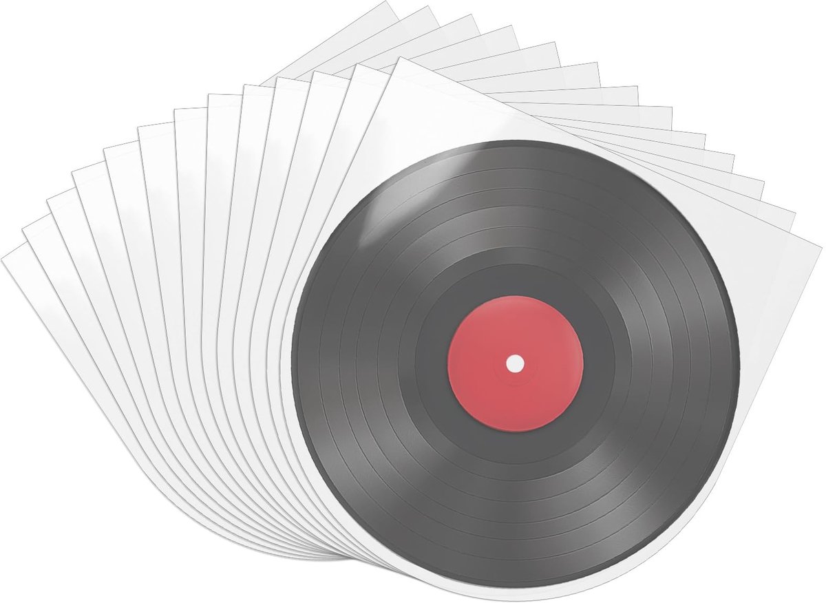 Solidchoice - 50 Stuks Grammofoon Platenhoezen voor Vinyl Records