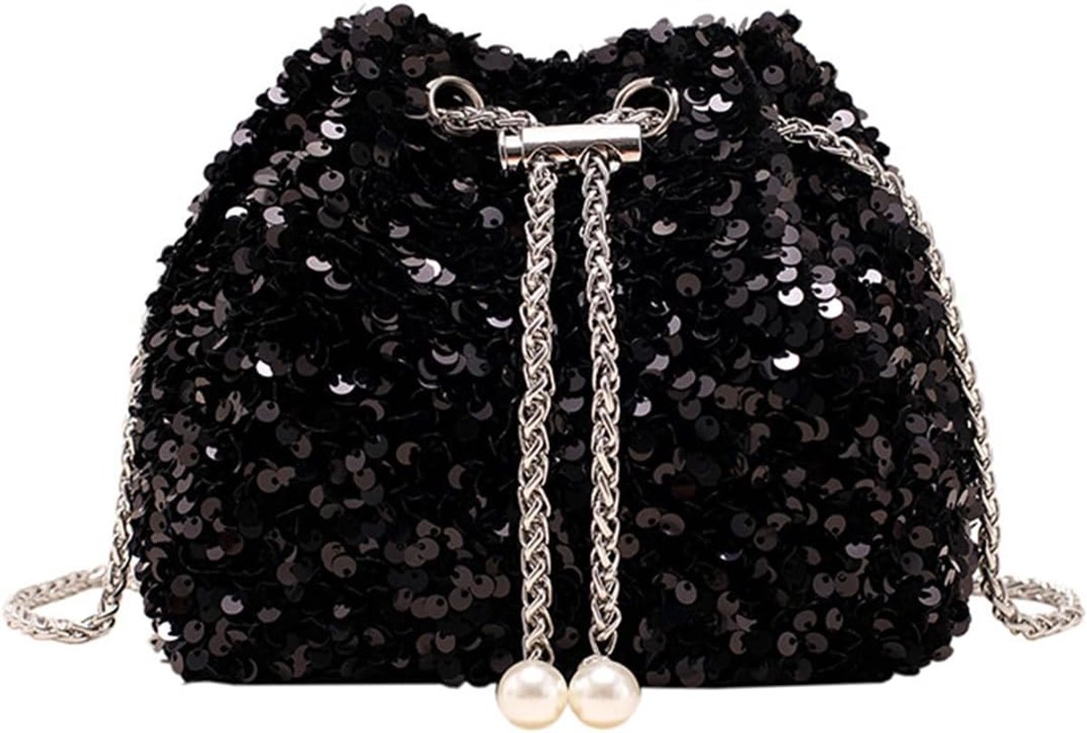 Dames Clutch Glitter - Rhinestone Handtas - Elegante Avondtas - Perfect voor Bruiloften - ShopVlot