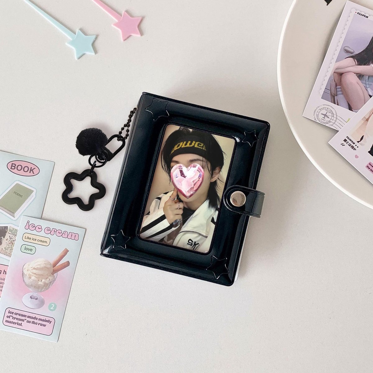 Solidchoice - Mini Foto Album voor Kpop Verzamelingen, 40 Compartimenten
