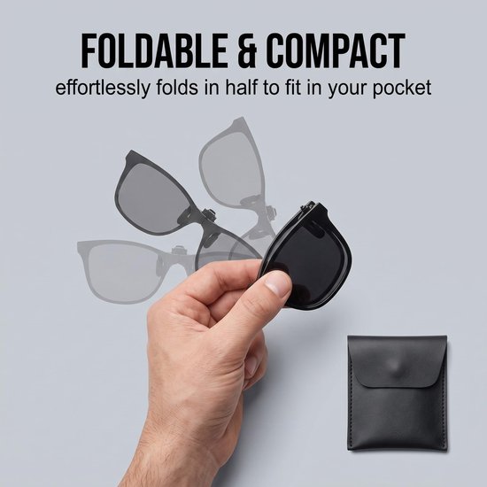 Solidchoice - Gepolariseerde Clip-Zonnebril met UV400 Bescherming — afbeelding 4