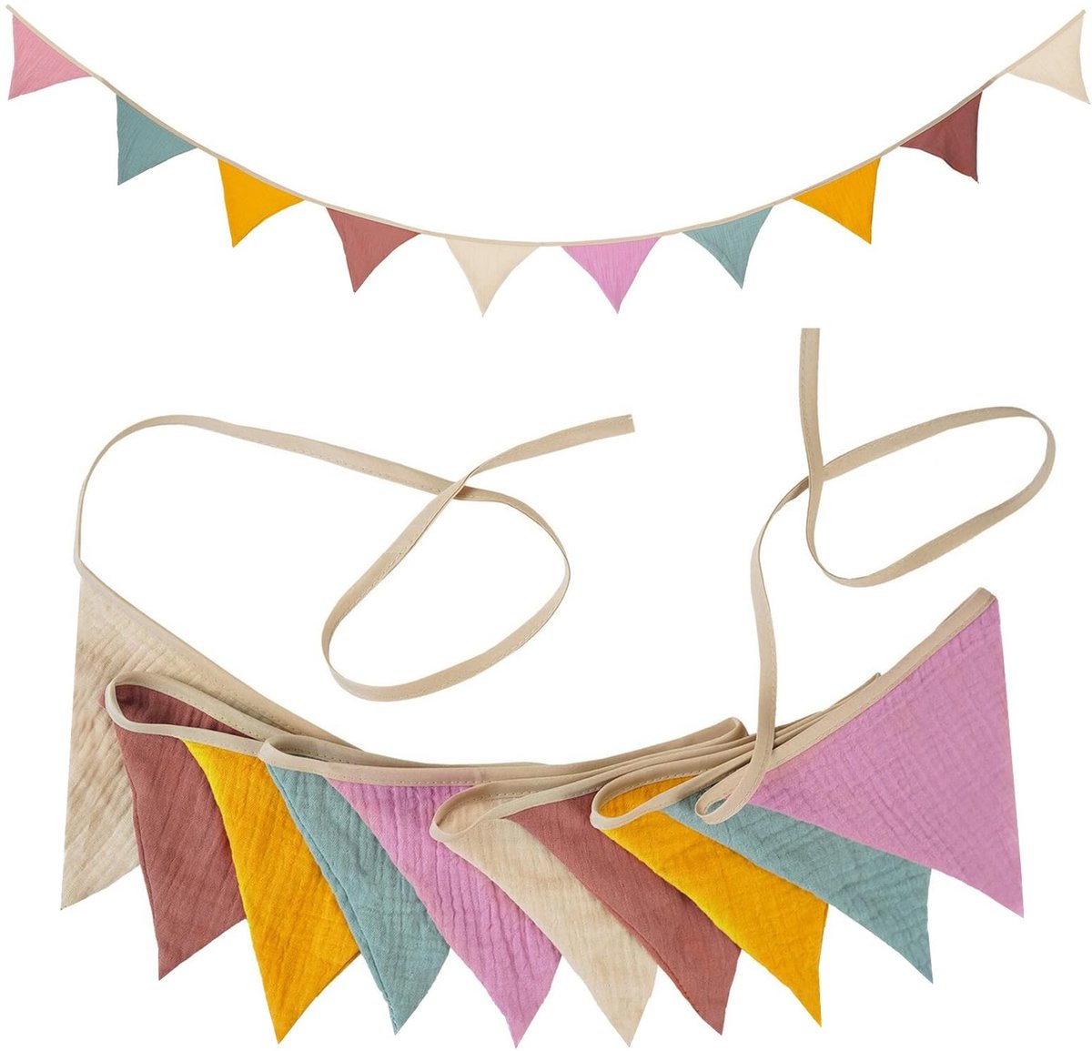 Solidchoice - 2.7 m Cotton Garland voor Kinderen