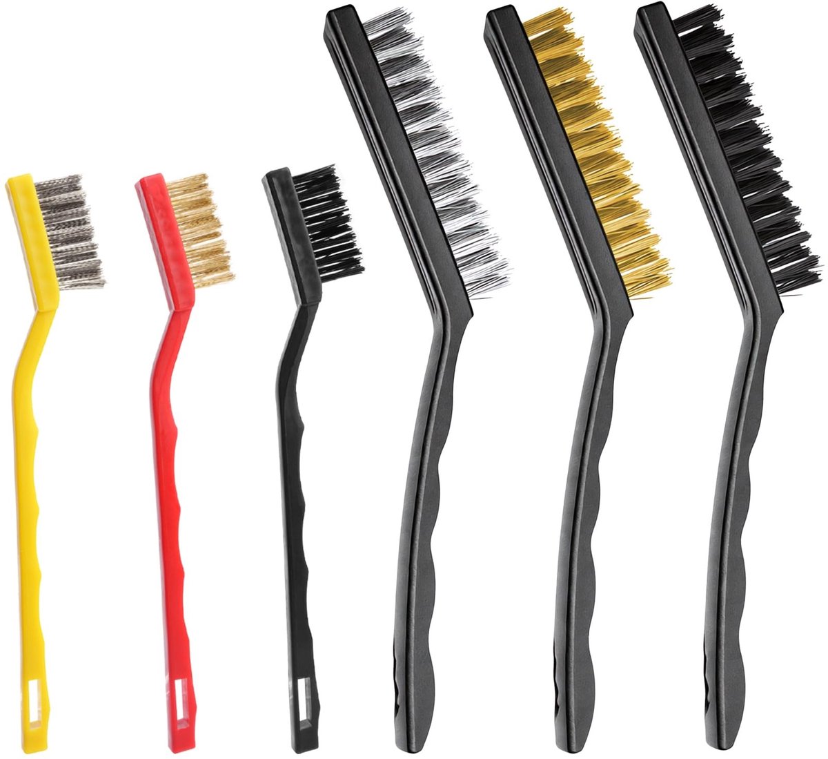 Solidchoice - Set van 6 Handmatige Draadborstels voor Grondige Reiniging