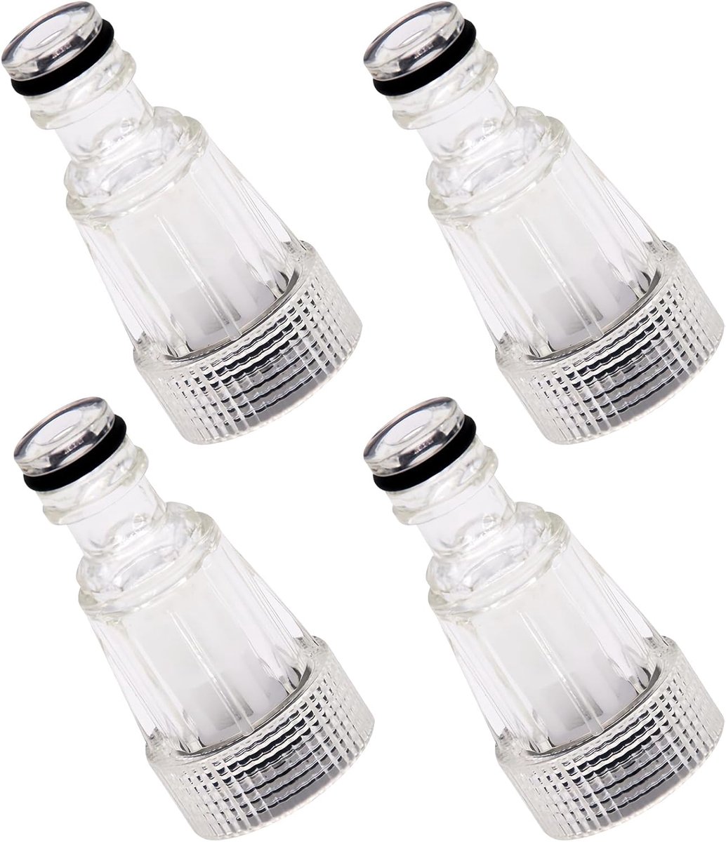 4 Pressure Washers Water Filter, Spare Parts Pressure Washer, Adapter Filter Connection for Car Wash 25 mm, Applies to - ShopVlot