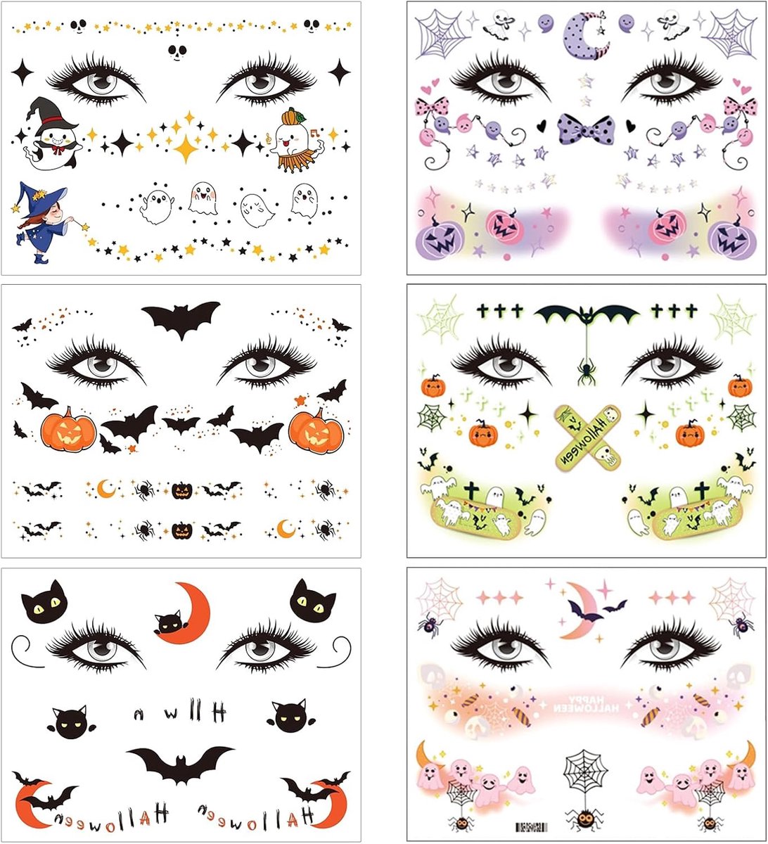 Temporary Halloween Tattoos - ShopVlot
