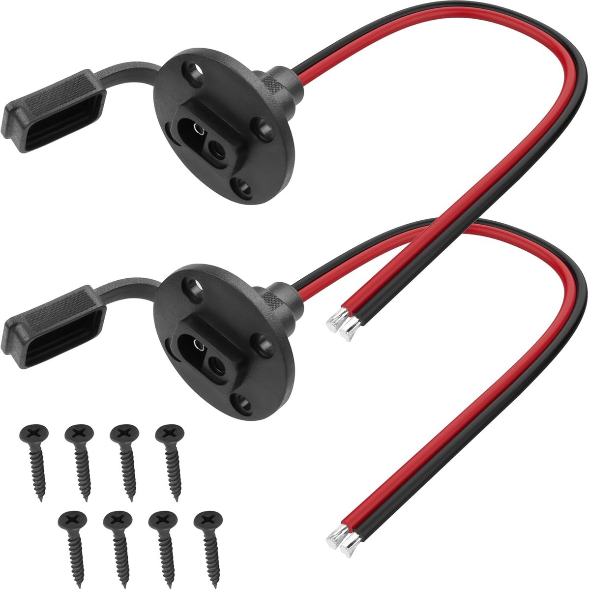 SAE stekker verbindingskabel 12AWG - 1,3 ft/40 cm - weerbestendig - ideaal voor zonnepanelen - ShopVlot