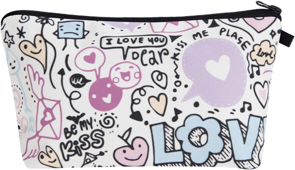 Cosmetica tas klein - make-up tas dames - etui voor meisjes - organiseer je make-up - ShopVlot