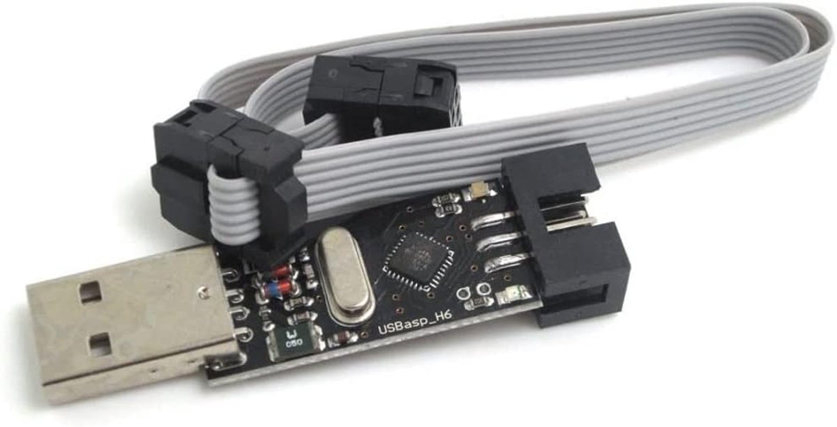 USBASP USBISP AVR programmer - 6-pins kabel - ideaal voor Atmega programmering - perfect voor notebookgebruik - ShopVlot