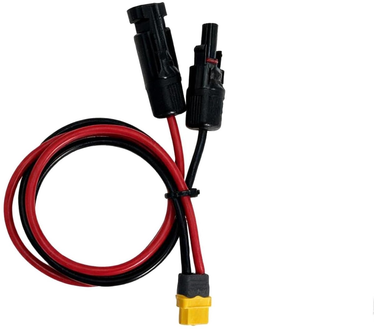XT60 adapterkabel 60 cm - 12AWG vrouwelijk - waterdicht IP68 - efficiënte verbinding voor zonnepanelen - ShopVlot